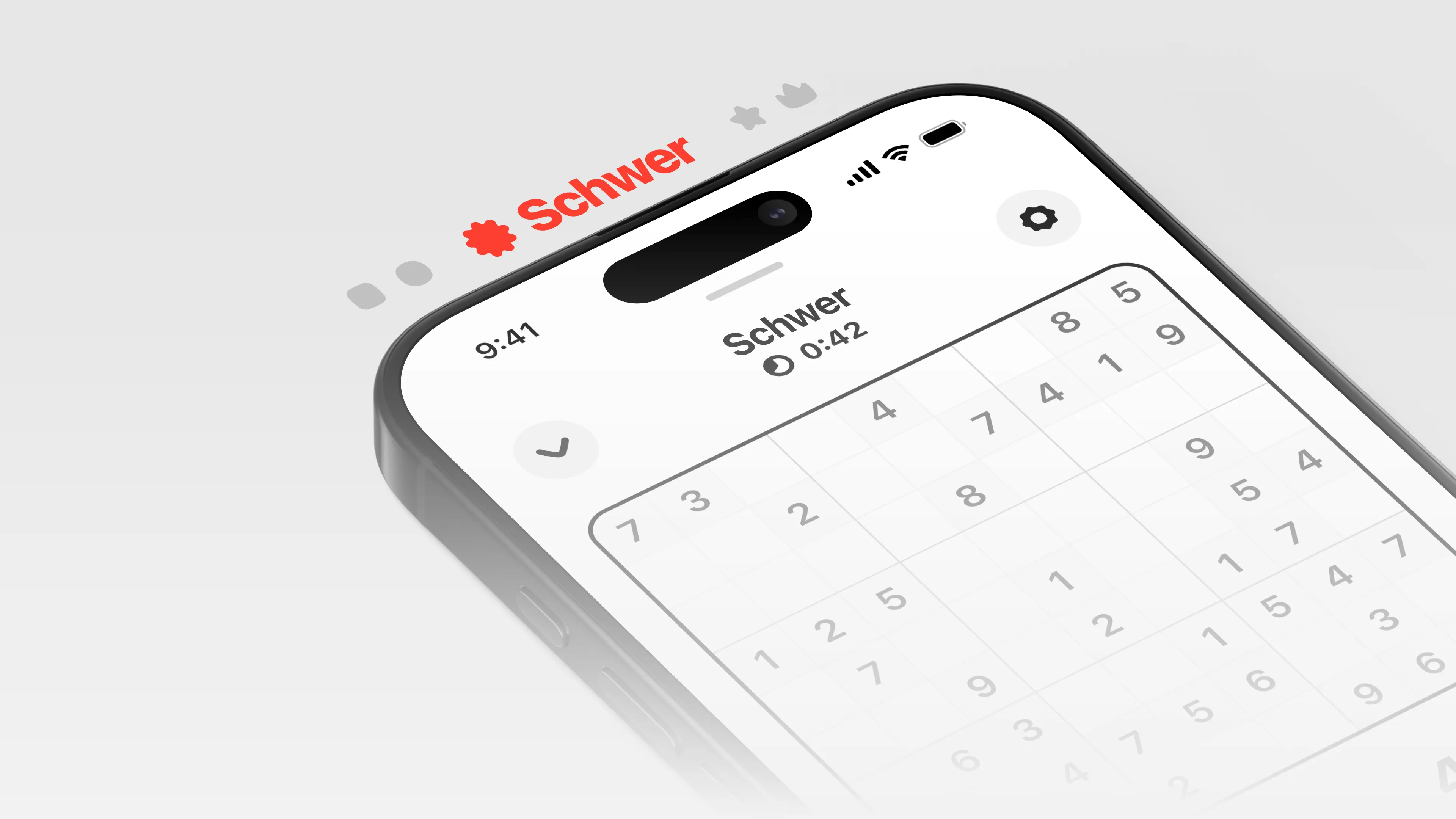 Schwer Sudoku Rätsel Beispiel